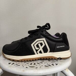Born Primitive Shoes Womens Size 8.5 Black Mesh Crossfit Training Gym Sneaker